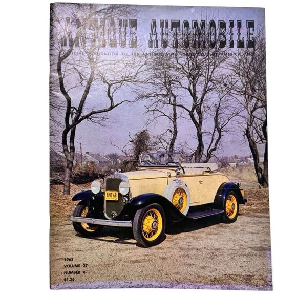 Antique Automobile 1963 Magazine  Volume 27 Issue 4 - Picture 1 of 5